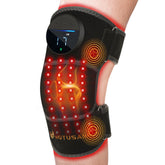 MOTUSANA genou-brace avec thérapie lumière rouge ciblée pour le genou.