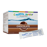 Movicol Junior Chocolat emballage clair pour démarrer le traitement en douceur.