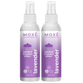MOXE brume douche lavande – bouteille prête à l'emploi pour une détente apaisante.