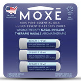 MOXE Dream inhalateur nasal, ambiance sommeil propice au repos.