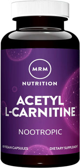 MRM Acétyl-L-Carnitine en bouteille VCaps soutenant l'énergie.
