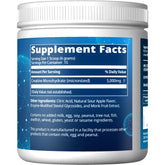 MRM Créatine avec pelle doseuse, saveur pomme acide, énergie et performance potentielles