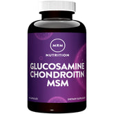 MRM Glucosamine Chondroitin MSM – bouteille pour soutien mobilité articulaire.