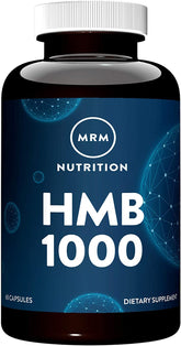 MRM HMB 1000, capsules quotidiennes, soutien potentiel à la santé musculaire et récupération.