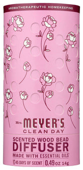 Diffuseur MRS MEYER'S avec perles bois, parfum pivoine durable