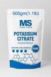 MS Finechem Citrate de potassium Poudre se dissout rapidement dans l'eau pour l'hydratation.