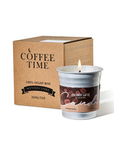 Bougie M&SENSE Coco Latte avec emballage soigné, idéale pour créer une ambiance café chez soi.