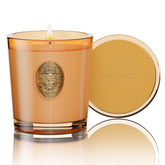 Bougie M&SENSE Citrouille Pomme Orange, flamme douce pour une ambiance relaxante.
