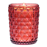 Bougie M&SENSE noir-rose-ambre pour une ambiance chaleureuse et élégante