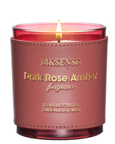 M&SENSE bougie rose-ambre dans verre, ambiance chaleureuse et parfum doux