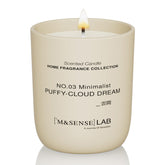 Bougie M&SENSE Puffy-Cloud Dream au soja, parfum doux pour détente dans le salon