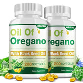 MSLOTAL huile d'origan et nigelle gélules bio pour soutien immunitaire et digestif