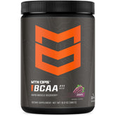 MTN OPS BCAA poudre raisin dans bouteille pour récupération musculaire après l'effort.