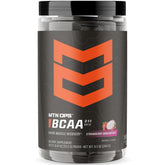MTN OPS BCAA poudre verse dans un verre pour récupération rapide