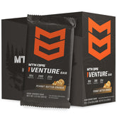 MTN OPS Venture Bar : barre au beurre de cacahuète croustillante pour énergie en randonnée.