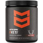 MTN OPS YETI dans pot pré-entraînement de 30 portions, prêt à mélanger.