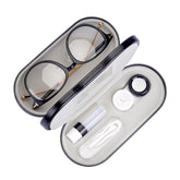 Muf étui double-face lentilles et lunettes, rangement pratique pour voyages.