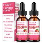 Mulittea Magnesium Glycinate Liquide — bouteille prête à l emploi, soutien potentiel du système nerveux.