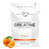 Muscle Feast Creapure orange, bouteille; pureté allemande assurée