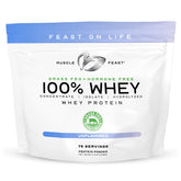 Muscle Feast whey grass-fed avec texture cremeuse et mélange facile