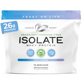 Muscle Feast Isolat de Whey naturelle, bouteille prête pour la récupération post-entraînement.
