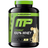 MusclePharm Combat Whey Banane Lait en boîte, récupération rapide.