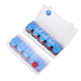 Boîte Mushenji 2paquets pour lentilles jetables quotidiennes, rangement pratique.
