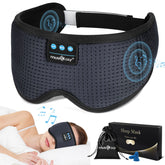 MUSICOZY bandeau sommeil avec écouteurs gris clair: son clair et confort pour dormir