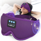 MUSICOZY masque-sommeil blanc: expérience douce pour dormir paisiblement tout en écoutant