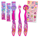 Brosse à dents My Little Pony pour enfants avec dessin coloré et prise adaptée.