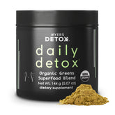 Myers Detox Poudre Verte emballage, présentation pratique pour votre routine detox.