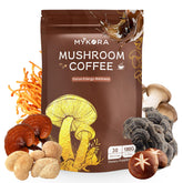 MYKORA Café aux champignons poudre : concentration et énergie douce au réveil.