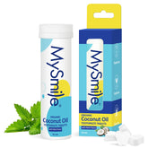 MySmile tablettes nano-hydroxyapatite en emballage, reminéralisation douce.