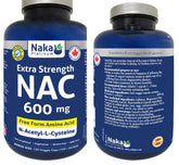 NAKA Platinum Nutri NAC – bouteille-gelules-vegan : gélules faciles à avaler pour soutien quotidien
