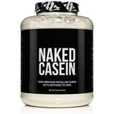 NAKED Casein sur emballage, protéine micellaire pure pour récupération nocturne.