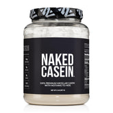 NAKED Casein emballage avant, protéine micellaire pure pour récupération musculaire potentielle.