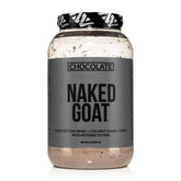 NAKED chèvre chocolat – étiquette du paquet montrant les 3 ingrédients naturels