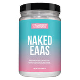 NAKED EAAs poudre fraise citronnade dans emballage, soutien potentiel à la récupération.