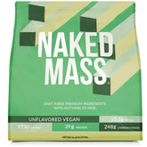 NAKED Vegan Mass emballage: gainer vegan naturel prêt à l emploi pour votre routine.