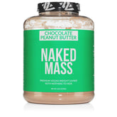 NAKED Vegan Mass shake chocolat beurre cacahuète, boisson protéinée gourmande et pratique.