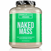 NAKED Vegan Mass Vanilla — emballage clair et pratique pour repérer rapidement le produit