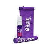 Nano Magic Anti Brouillard Spray – flacon 1 oz pour lunettes et visières sans traces.