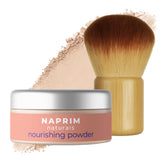 Naprim Naturals Poudre Nourrissante — emballage élégant pour peau sensible et hypoallergénique
