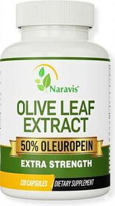 Naravis Extrait d Olive en bouteille, concentration oleuropéine et soutien potentiel.