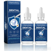 Narvokey Armure Dents, bouteille transparente de 60 ml pour une application précise.