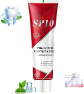 Nasteck SP10 dentifrice-probiotique blanchiment en douceur pour des dents plus lumineuses.