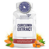 Nation Health MD Curcumin Extrait Bouteille: soutien mobilité et bien-être au quotidien.