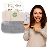 Natissy protections menstruelles sans ailes avec adhesif, 6-pack, maintien fiable.