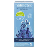 Tampons NATRACARE organiques avec applicateur en lot de 3 paquets de 16, pratique et sûr.