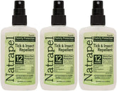 Natrapel: spray-bouteille 3-4 oz pour protection durable contre moustiques lors d’activités extérieures.